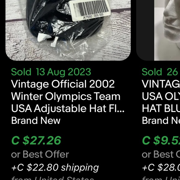 Vintage Roots Olympic Hat / 2002 / USA / New With Tags - Picture 9 of 10